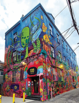 Graffiti Alley: живой музей Торонто 