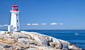 Маяк Peggy's Cove: Новая Шотландия, Канада.